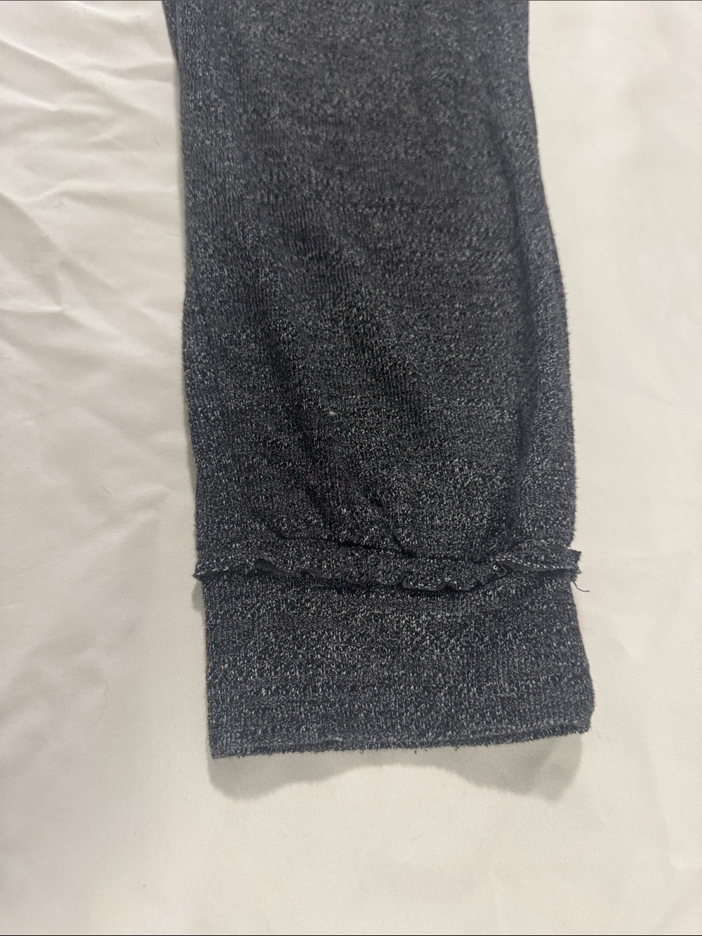Free People Beach Bicoastal Jumpsuit Romper Jogger Gray Knit Loungewear Size M - Picture 6 of 6